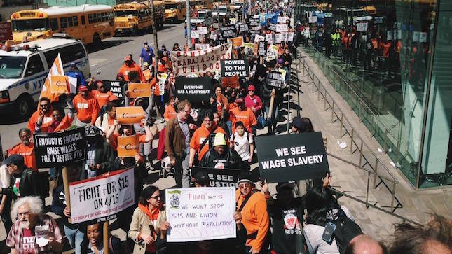 Fight for 15, Fast Food protest