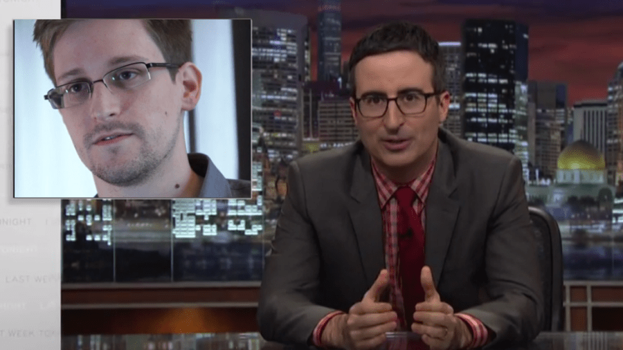 John Oliver, Last Week Tonight, Edward Snowden