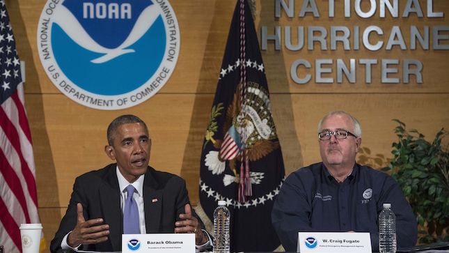 Obama, Hurricane, NOAA