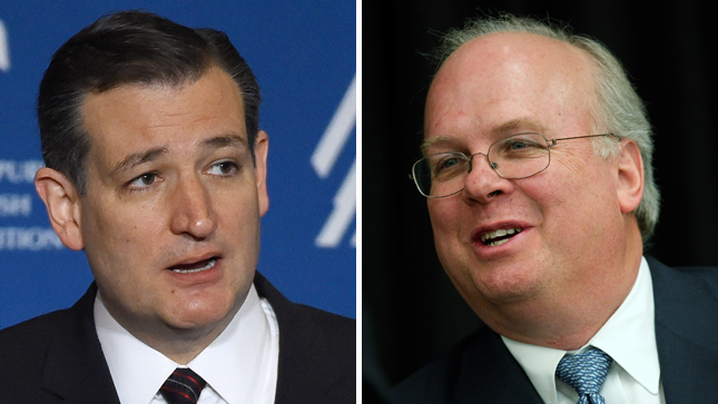 Karl Rove, Ted Cruz