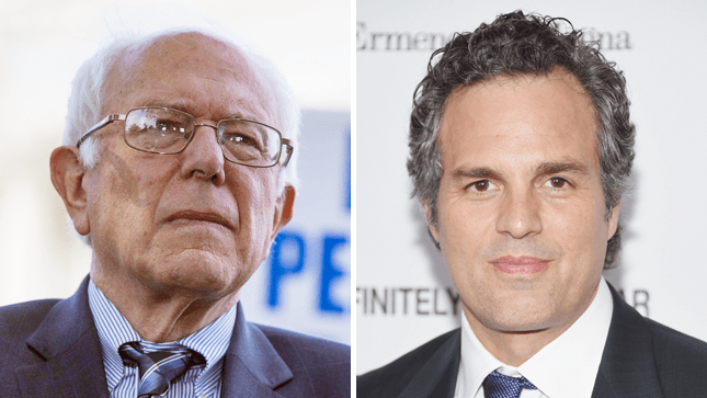 Bernie Sanders, Mark Ruffalo