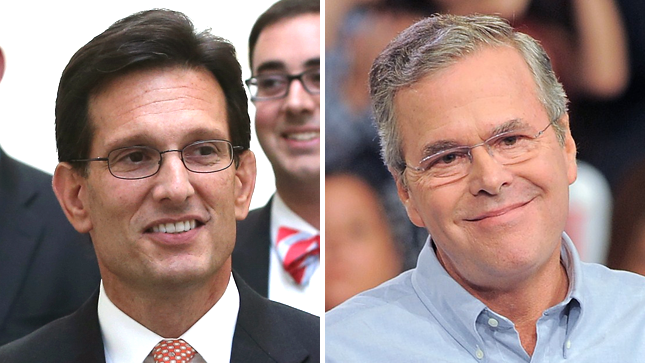 Eric Cantor, Jeb Bush