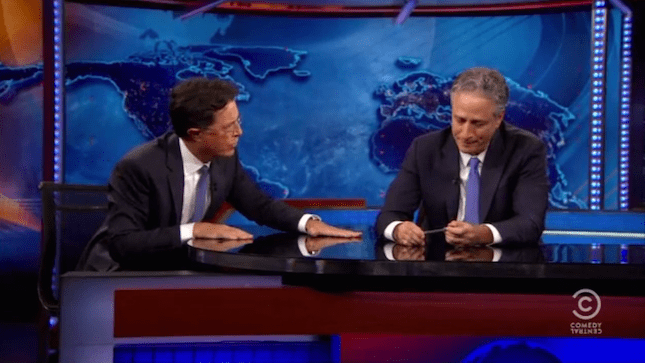 The Daily Show, Jon Stewart, Stephen Colbert, Jon Voyage