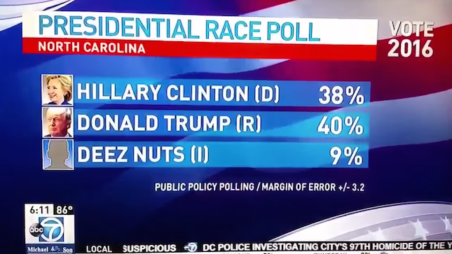 Deez Nutz, North Carolina