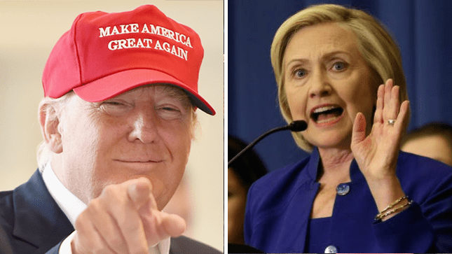 Donald Trump, Hillary Clinton