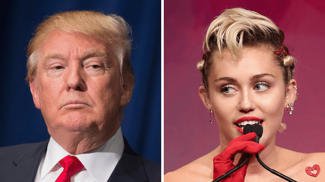 Donald Trump, Miley Cyrus