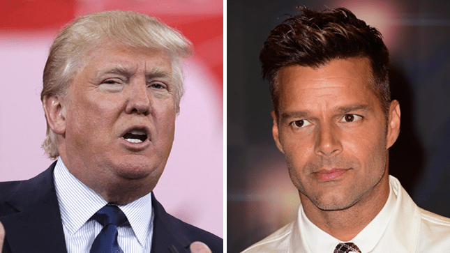 Donald Trump, Ricky Martin