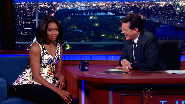 Michelle Obama, FLOTUS, First Lady, Stephen Colbert