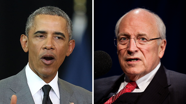 Barack Obama, Dick Cheney