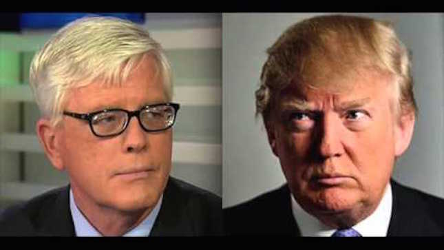 Donald Trump, Hugh Hewitt, Third rate announcer