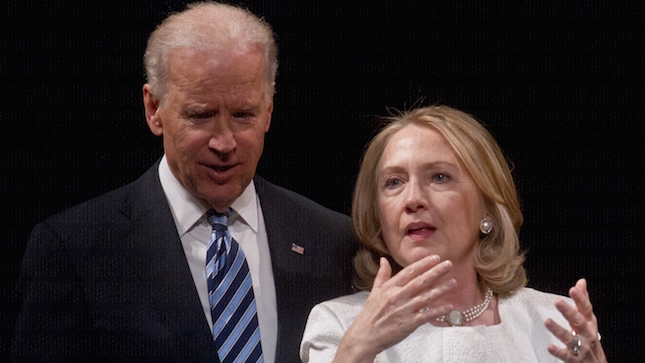 Hillary Clinton, Joe Biden