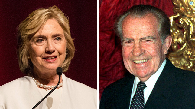 Hillary Clinton, Richard Nixon