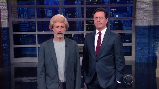 Donald Trump, Jon Stewart, Stephen Colbert, Late Show