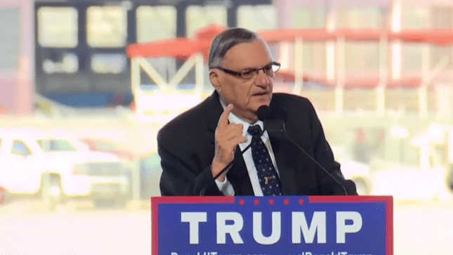 Joe Arpaio, Donald Trump