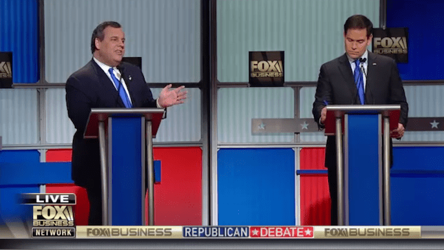 Chris Christie, Marco Rubio