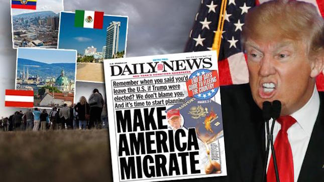 Donald Trump, New York Daily News, NYDN, Migrate