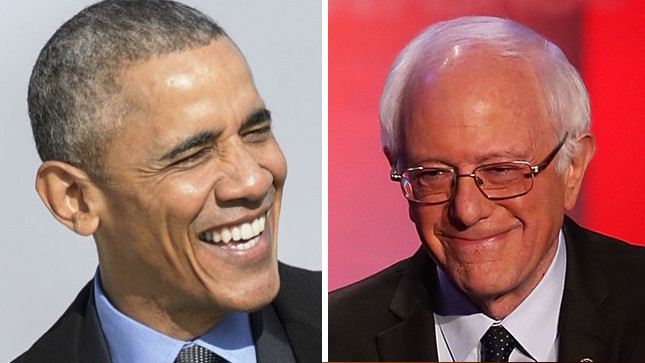 Bernie Sanders, Barack Obama