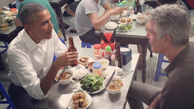 Barack Obama, Anthony Bourdain, Parts Unknown, Vietnam