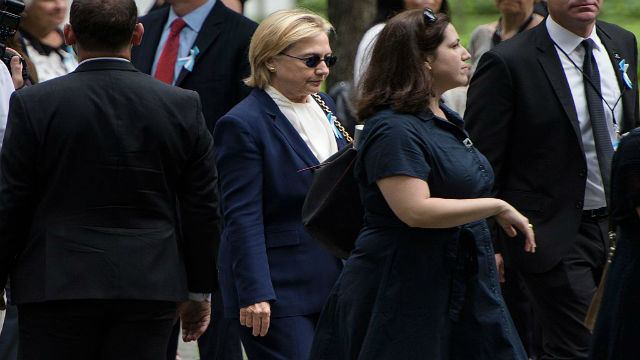 Hillary Clinton 9-11 Ceremony