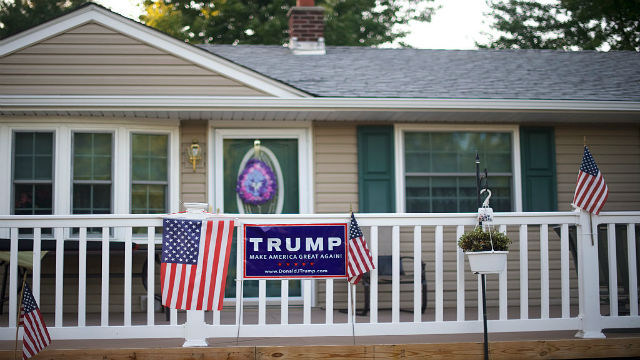 Trump supporter home