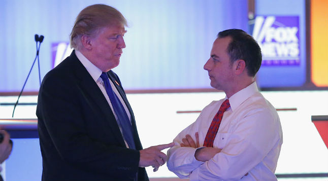 Donald Trump and Reince Priebus