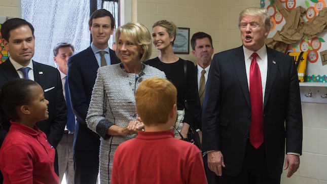 Donald Trump, Florida, Catholic School