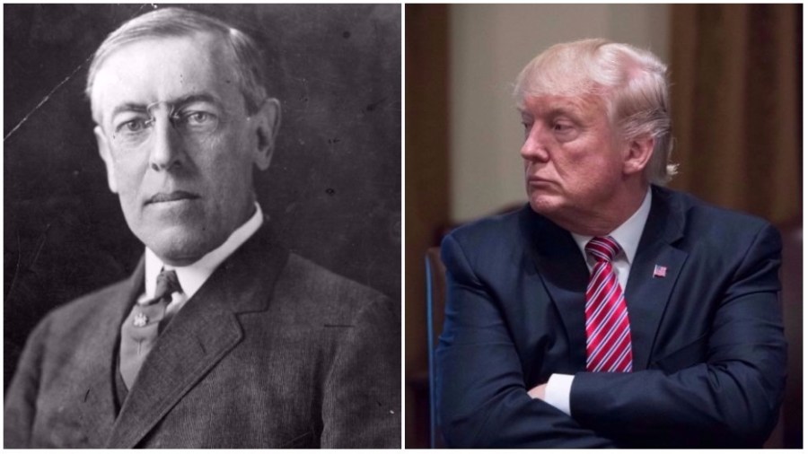 Trump Woodrow Wilson