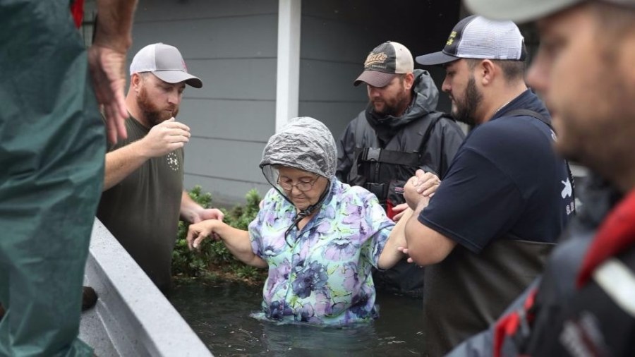 Hurricane Harvey rescue