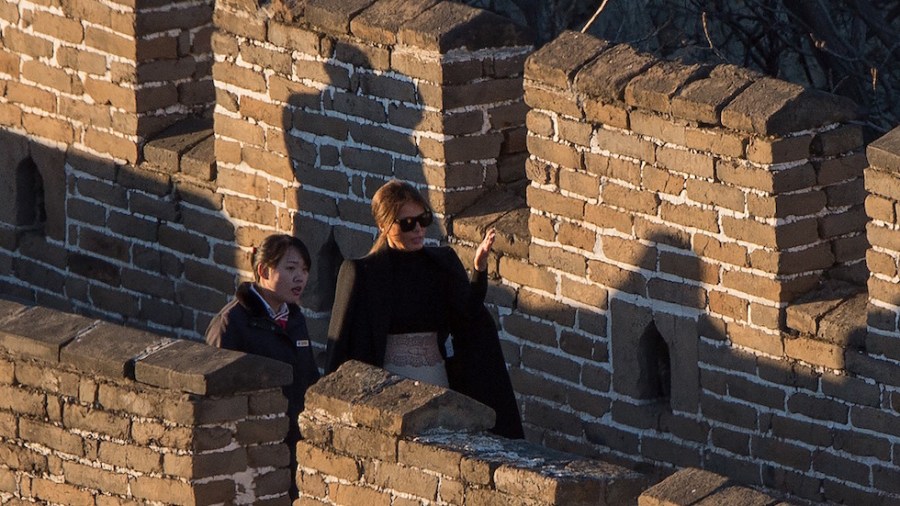 Melania Trump Great Wall