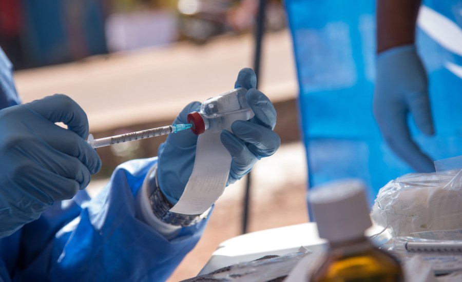 Ebola vaccine being administered in Africa