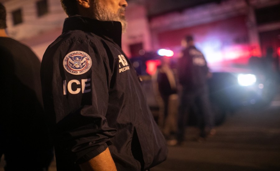 ice immigration customs enforcement agents in courtroom sanctuary cities central border patrol agents raids surveillance arrests fl;ood the streets operation palladium aclu immigrants fear rights undocumented illegal