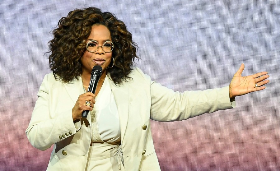 Oprah Winfrey speaks during an event