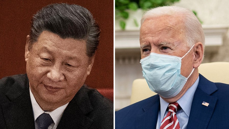 Chinese President Xi Jinping and President Biden