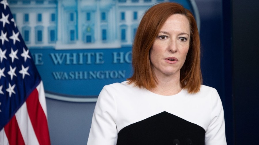 White House press secretary Jen Psaki