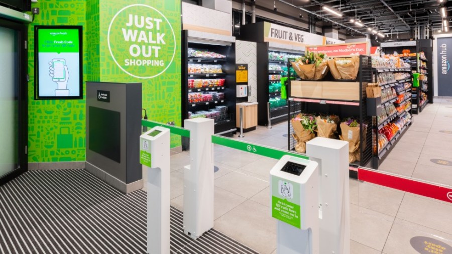 A checkout-free Amazon grocery store in London