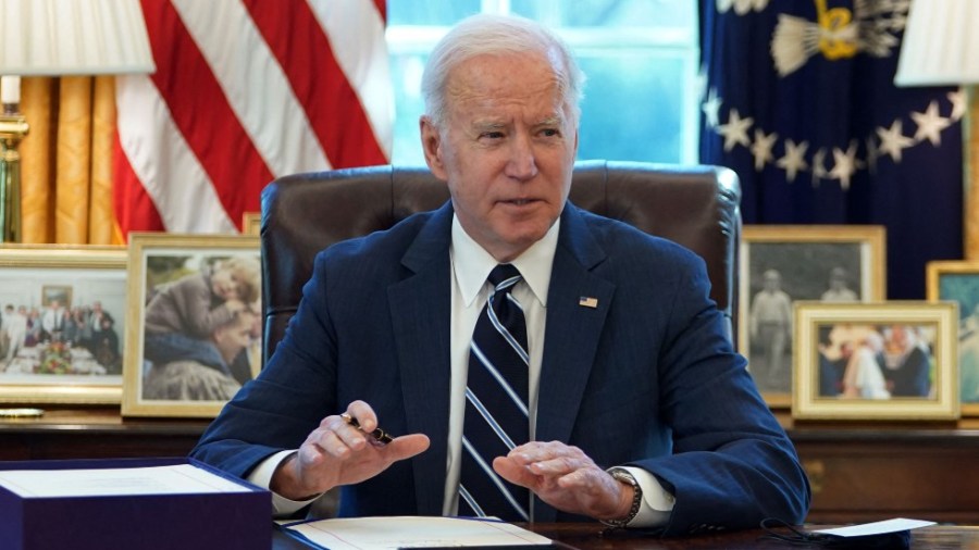 President Biden prepares to sign the $1.9 trillion coronavirus relief plan