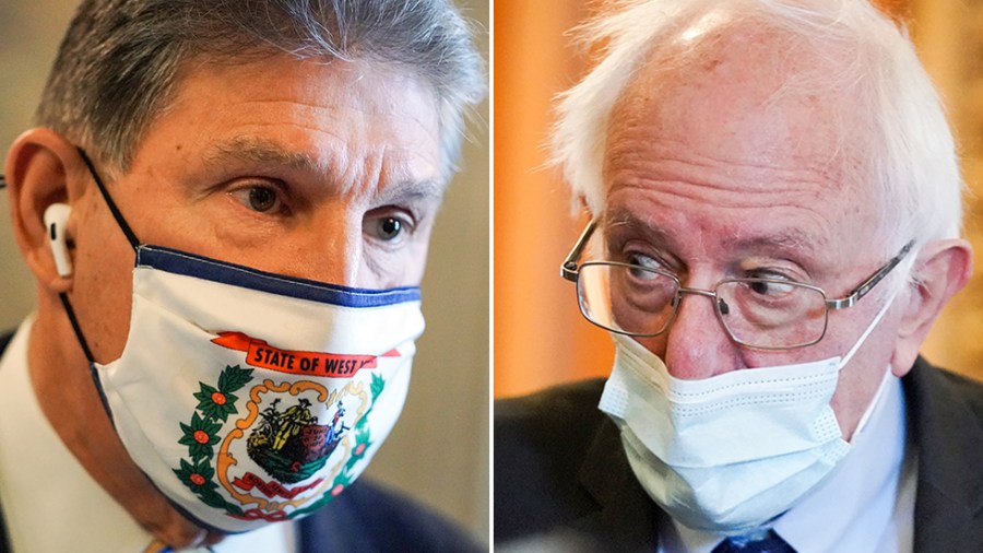 Senators Joe Manchin and Bernie Sander