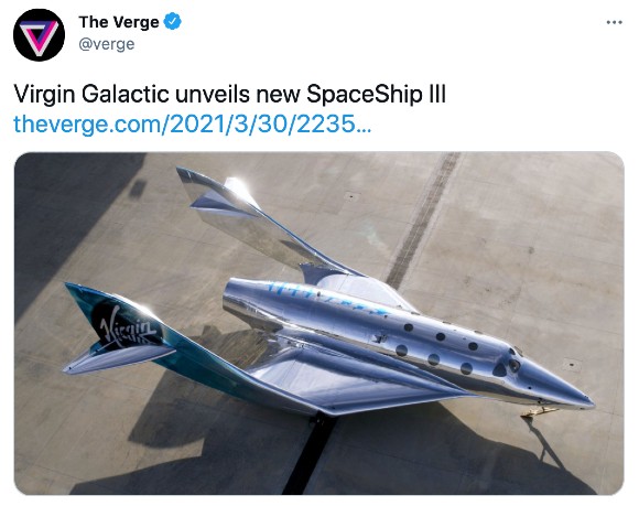 Virgin spaceship