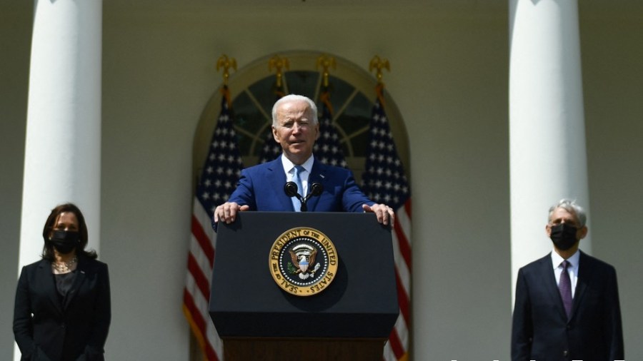 President Biden, Vice President Harris and Attorney General Merrick Garland