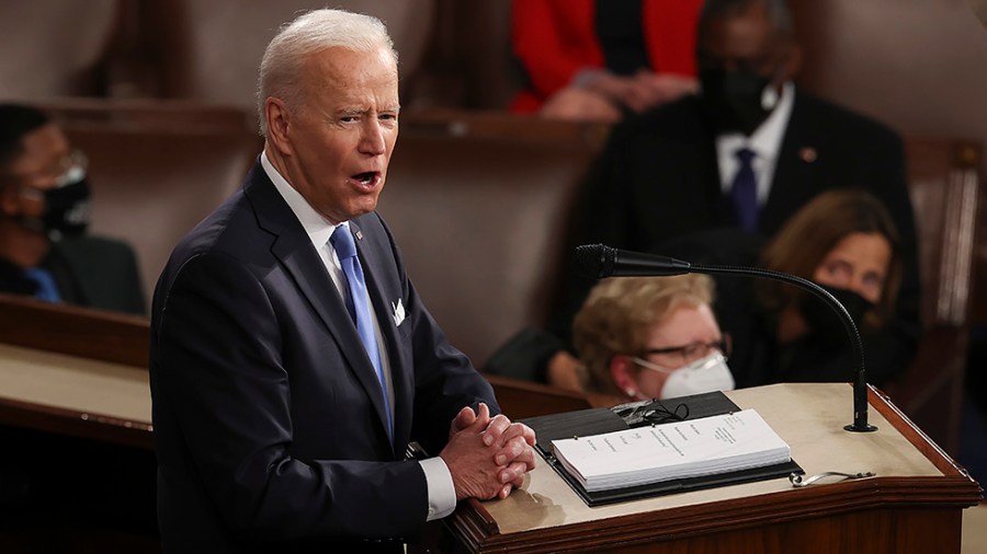 President Biden gives his first joint address to Congress