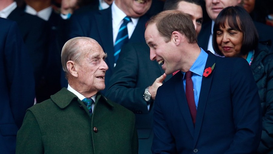 Prince Philip and Prince William