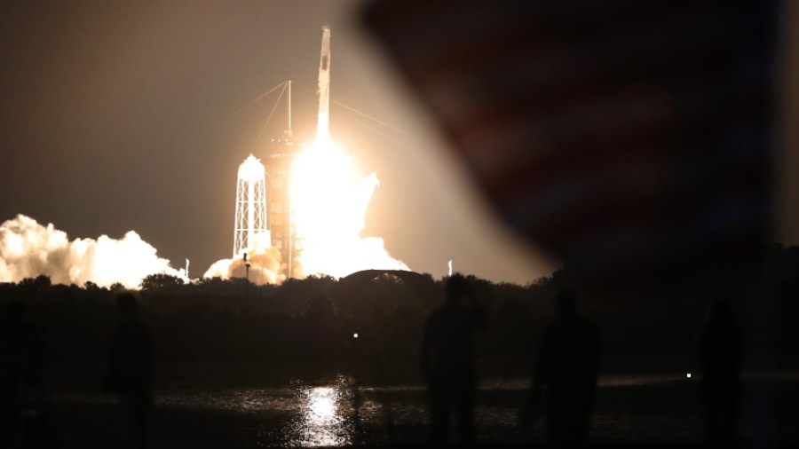 NASA launches SpaceX crew to ISS