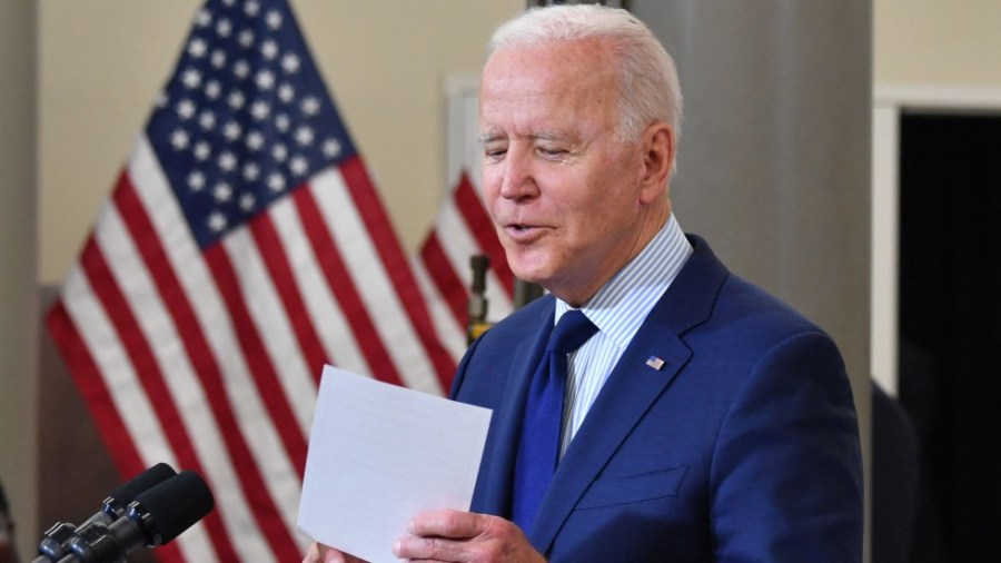 President Biden speaks on the economy at Cuyahoga Community College Manufacturing Technology Center in Cleveland, Ohio