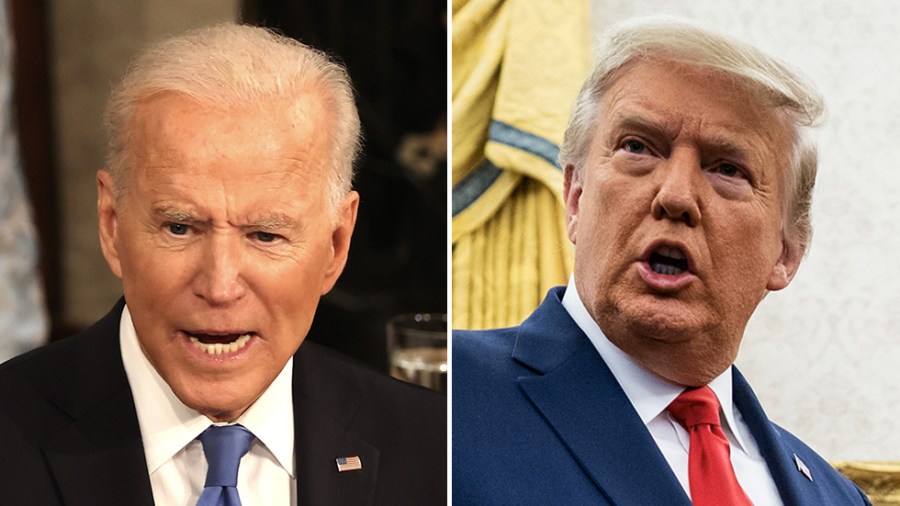 President Joe Biden and former President Donald Trump