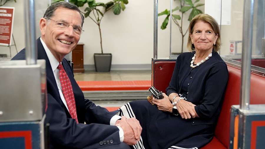 Sens. Shelly Moore Capito (R-W.Va.) and John Barrasso (R-Wyo.)