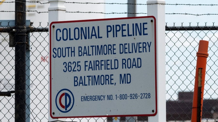 Colonial Pipeline company in Baltimore