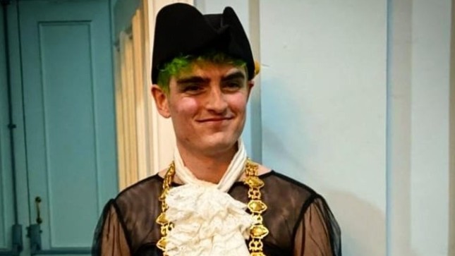 Owen Hurcum, of Bangor, Wales, is believed to be the world's first non-gender conforming mayor