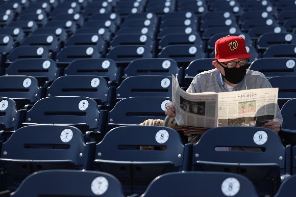 A Washington Nationals fan