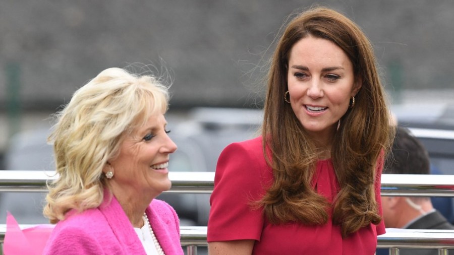 First lady Jill Biden and Duchess of Cambridge