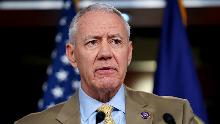 Rep. Ken Buck (R-Col.) addresses reporters regarding legislation on antitrust and internet companies on June 16